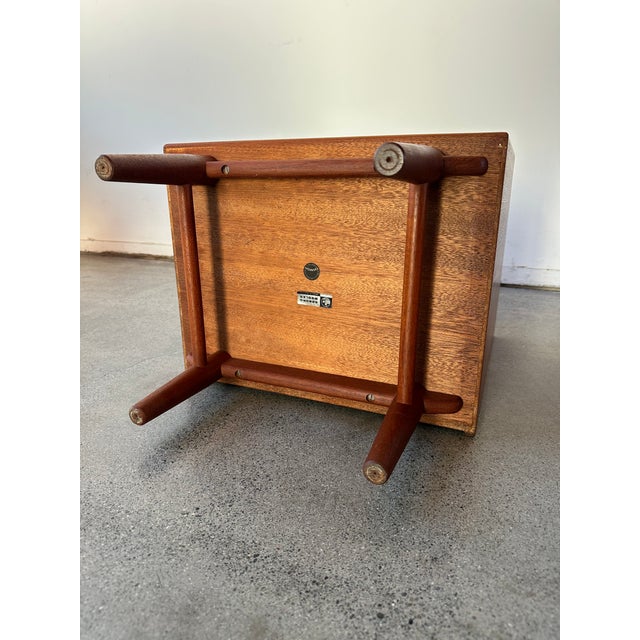 1960s Borge Mogensen for Povl Dinesen Mid Century Pair of Nightstands For Sale - Image 14 of 18