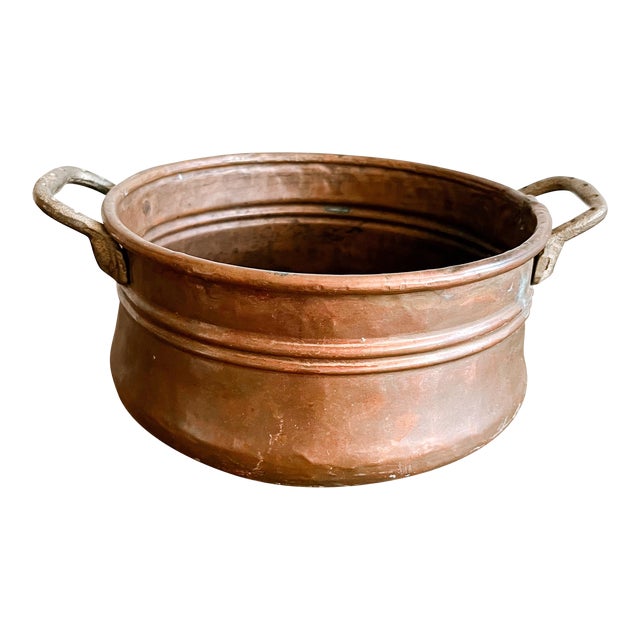 Vintage Turkish Copper Cooking Pot Chairish