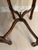 2010s Mainland-Smith Wood and Leather Top Side Table For Sale - Image 5 of 7