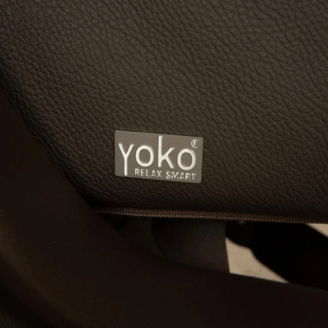 Yoko No. 5 Armchair in Grey Leather from Koinor For Sale - Image 4 of 11
