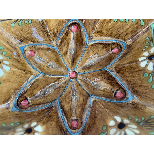 Vintage French Hausswirth Soufflenheim Pottery Star Cake Mold For Sale - Image 4 of 12