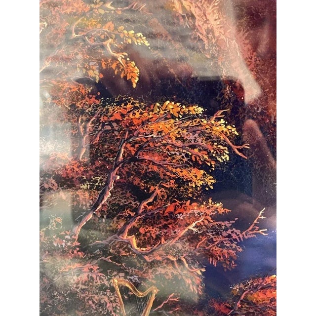 1990s "The Illumination" Contemporary Tonalist Landscape Numbered Lithograph by Christian Lassen, Framed For Sale - Image 4 of 13