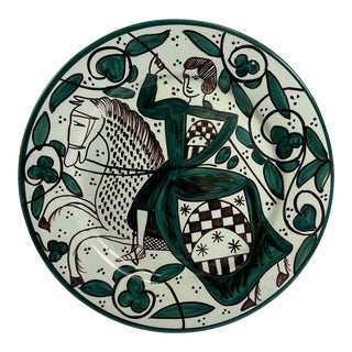 1970s Decor Wall Plate by C. Sevilla’s For Sale