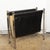 Mid-Century Modern Chrome and Black Leather Magazine Rack, 1960s For Sale - Image 9 of 9