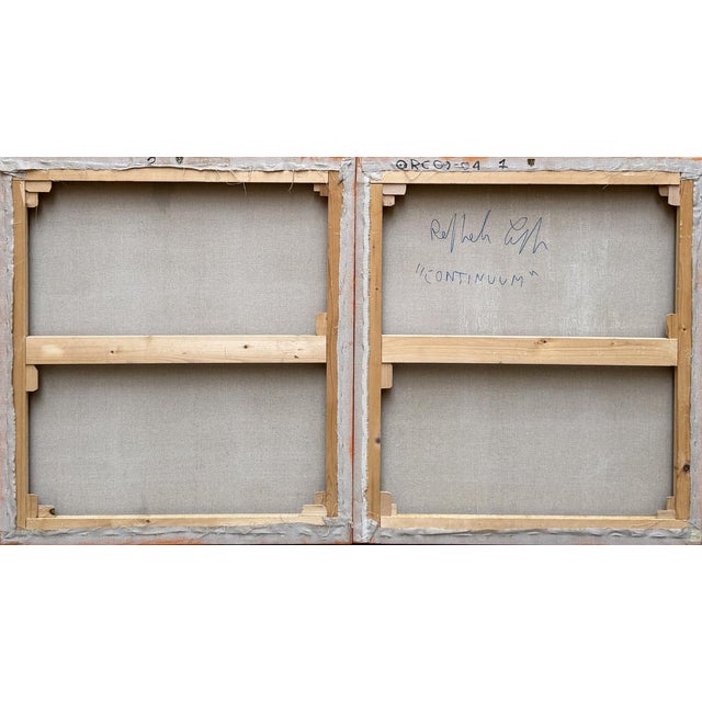 Raffaele Cioffi,Continuum Diptych, 2000s, Oil on Canvas For Sale - Image 3 of 4