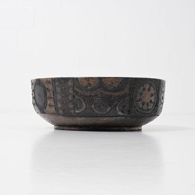 Ceramic Large Decorative Perignem Bowl, 1960s For Sale - Image 7 of 18