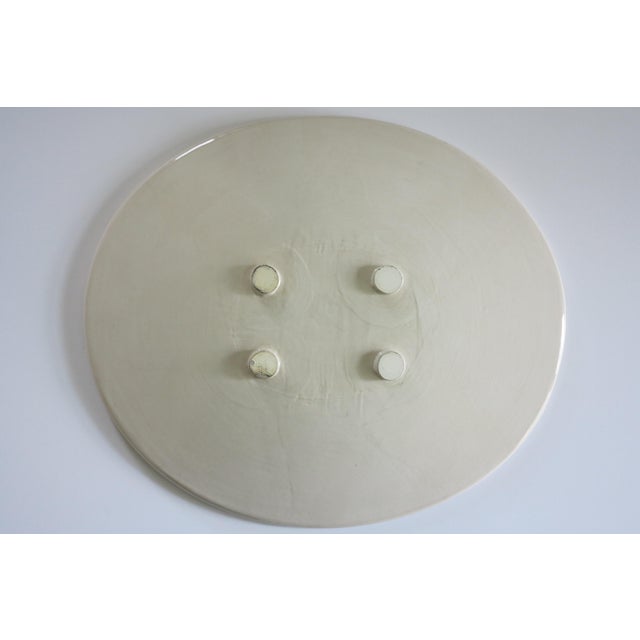 1980s Memphis Style Bold Cubist Geometric Platter For Sale In New York - Image 6 of 7