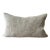 Custom Linen and Wool Lumbar Pillow in Flax With Down Feather Insert For Sale