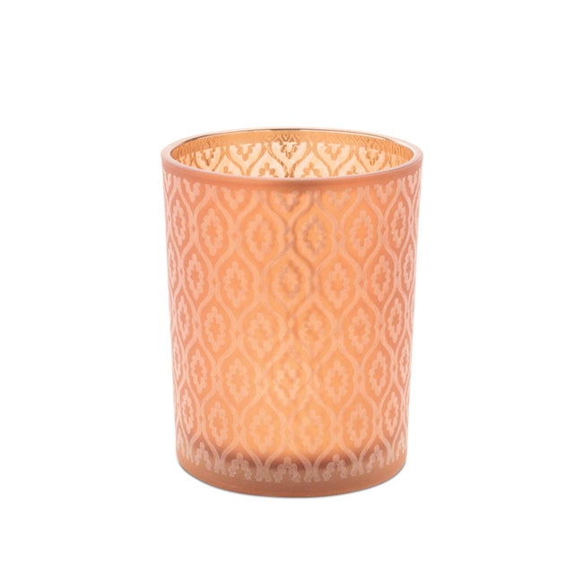 2020s Geometric Patterned Candle Holder (Set of 3) For Sale - Image 5 of 5