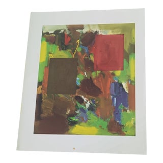 1980s Original Art Print Untitled Hans Hofmann For Sale