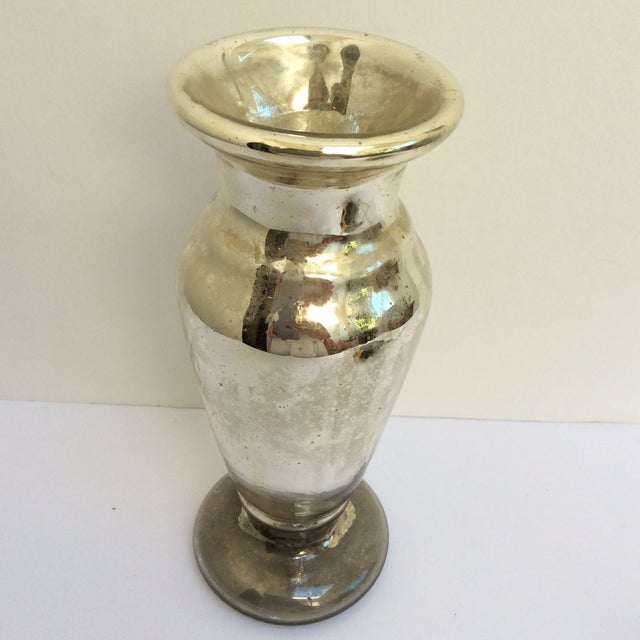 Authentic Antique Mercury Glass Vase Chairish