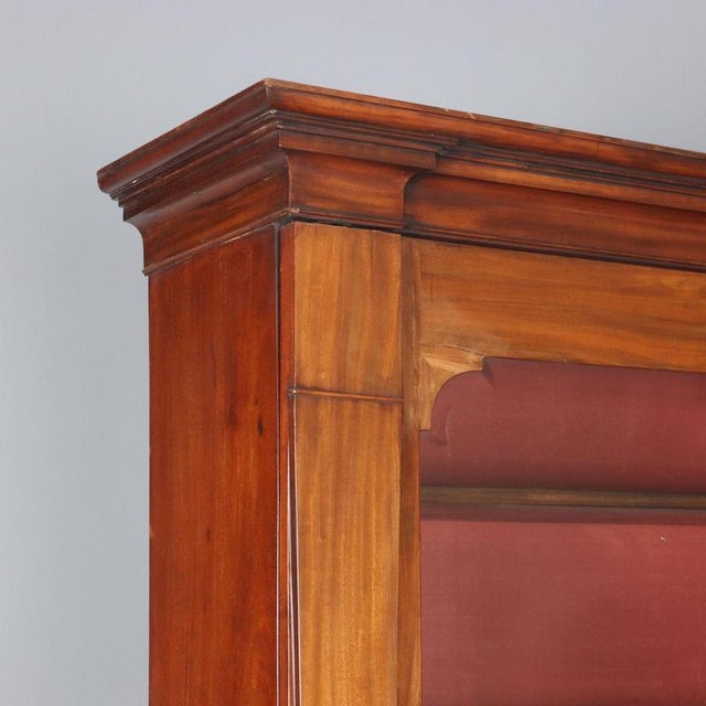 English Secretaire in Mahogany For Sale - Image 4 of 12