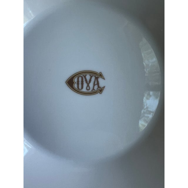 1980s Richard Ginori Cova Club Trinket Dishes Round With Gold Details For Sale - Image 5 of 5