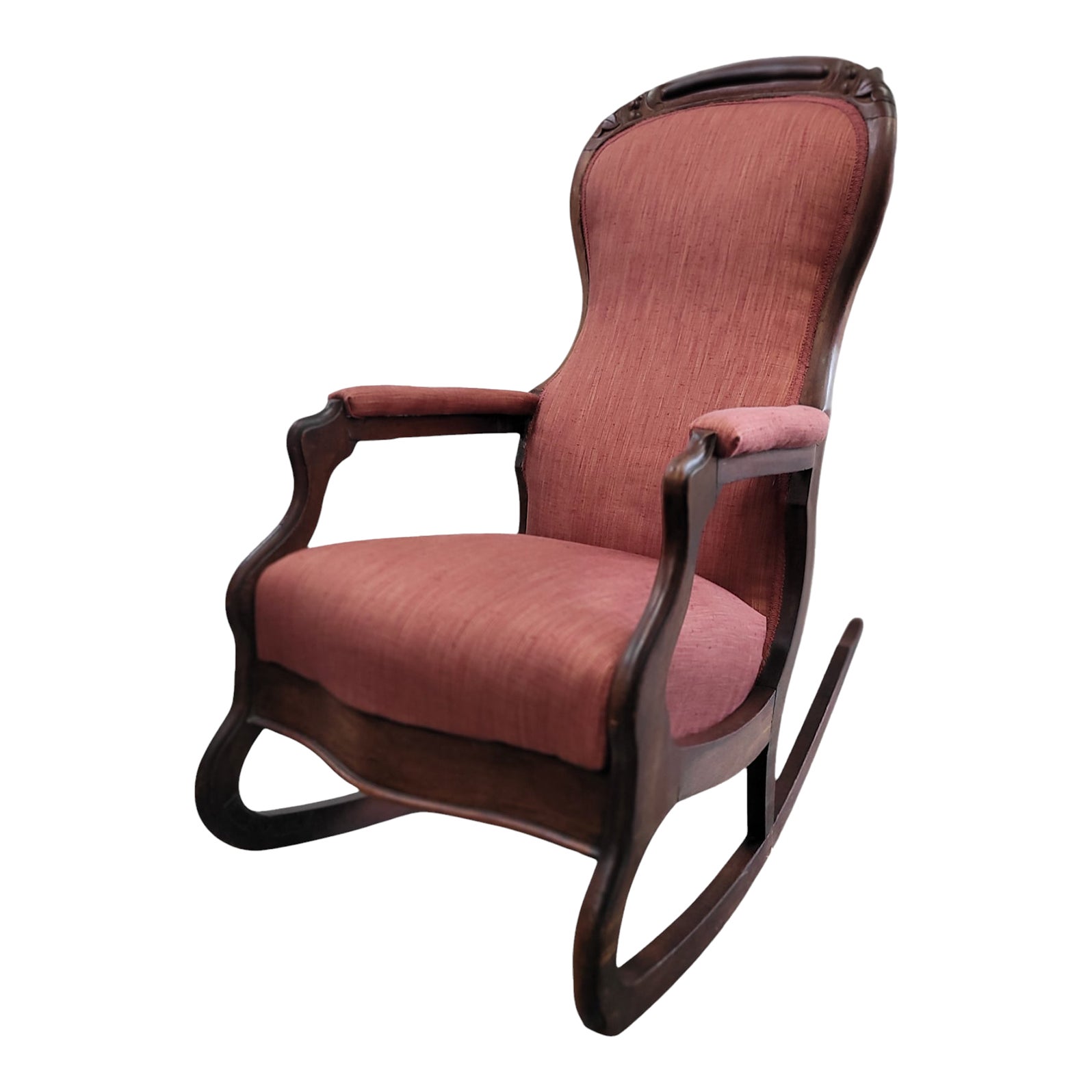 Victorian Rocking Chair, Circa Mid to Late 19th Century | Chairish