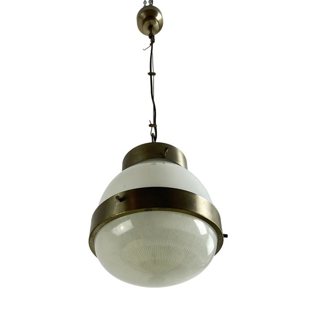 Mid-Century Modern Model Delta Pendant Light by Sergio Mazza for Artemide, 1960s For Sale