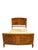Art Deco Figured Walnut Double Bed, 1920s For Sale - Image 11 of 13