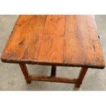 French Provincial French 19th Century Oak Carpenter Table For Sale - Image 3 of 18