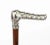Antique French Silver Capped Walking Stick, 1800s For Sale - Image 3 of 10