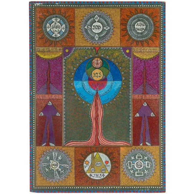 Oil on plywood realized in 1977. Titled, dated and signed on rear. Very good condition. This piece is attributed to the...