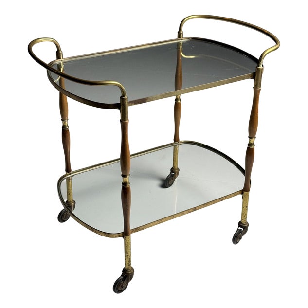 Mid-Century Italian Serving Trolley For Sale