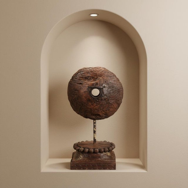 Dimensions: 9" W x 12" D x 23" H Features: • A rare piece and one of its kind exists • Solid wood construction • Antique...