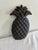 Black Vintage Cast Iron Pineapple For Sale - Image 8 of 9