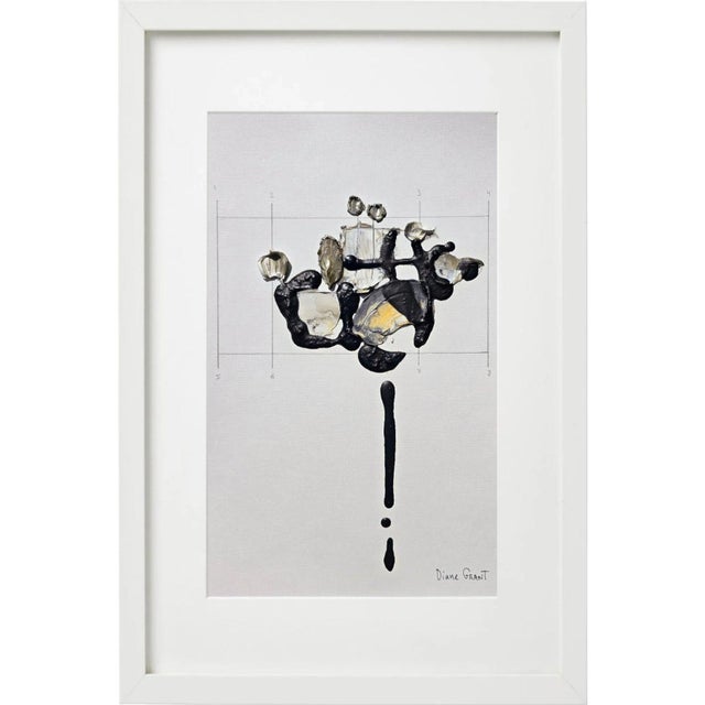 Contemporary Set of 6 - One-of-a-Kind Organic Modern Framed Botanic Floral Oil Paintings by Diane Grant - Secession Style / Herbarium / Floral / Earth Tones For Sale - Image 3 of 7
