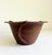 Brown Biomorphic Carved Teak Wood Bowl For Sale - Image 8 of 9