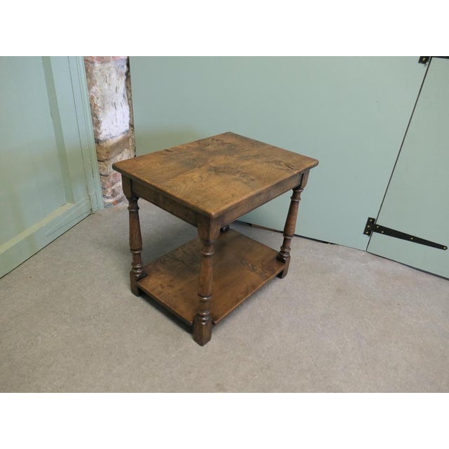 Elm Joint Table with Undertier For Sale - Image 4 of 8