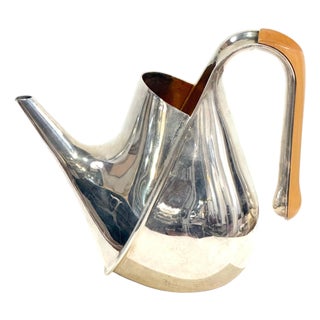 Oscar Tusquets for Alessi Sculptural Silverplate Teapot or Pitcher, 1983 For Sale