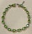 15 Carat Genuine Natural Peridot & Diamond Tennis Bracelet 14 Karat White Gold For Sale - Image 10 of 18