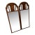 Mediterranean Mirrors Set of 2, Plated by Gardner. Mid Century For Sale