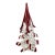 Mid 20th Century Murano Italian Art Glass Christmas Tree Sculpture 8" (Red Drip Tips, Original Foil Label, Vintage Mid-Century) For Sale