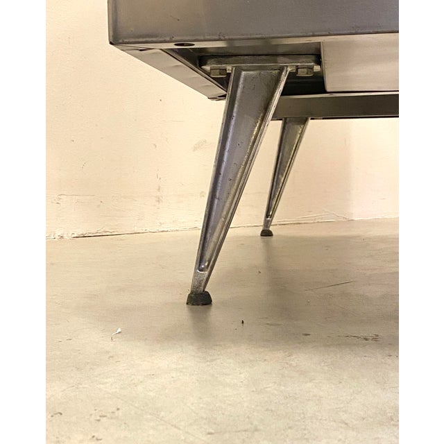 Vintage Iron Desk, 1970s For Sale - Image 13 of 14