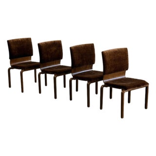 1970s Bentwood Dining Chairs - Set of Four For Sale