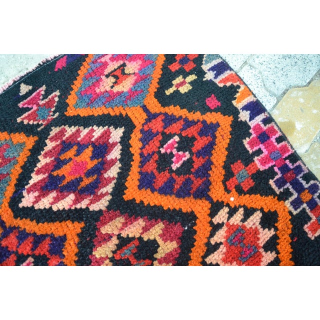 Turkisl Handmade Long Runner Rug For Sale - Image 9 of 11