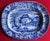 Chinoiserie Antique Early 19th Century Riley's China Blue & White Transferware Small Platter in the Chinoiserie Taste, Circa 1820 For Sale - Image 3 of 8