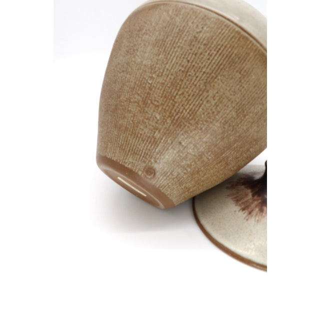 Mid-Century Modern Stoneware Vase With Lid by Rupert Deese For Sale - Image 11 of 11