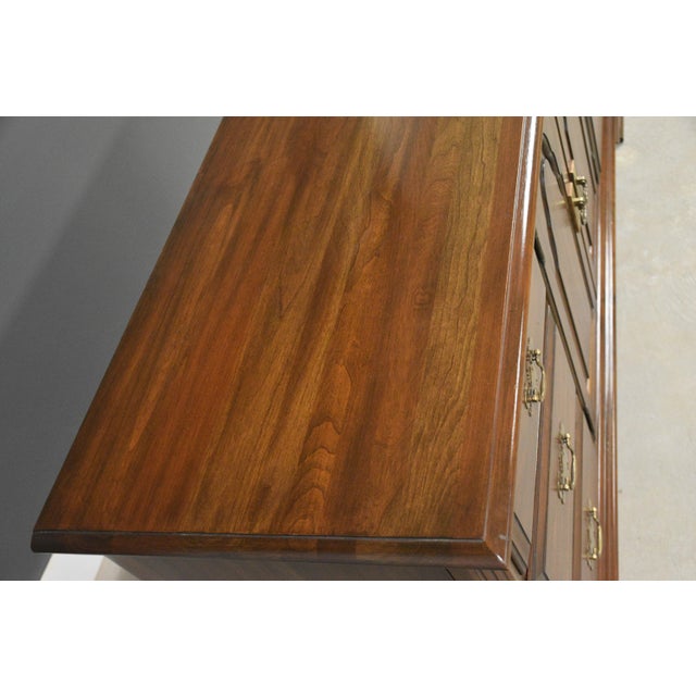 Metal 1980s Pennsylvania House Solid Cherry Dresser For Sale - Image 7 of 11