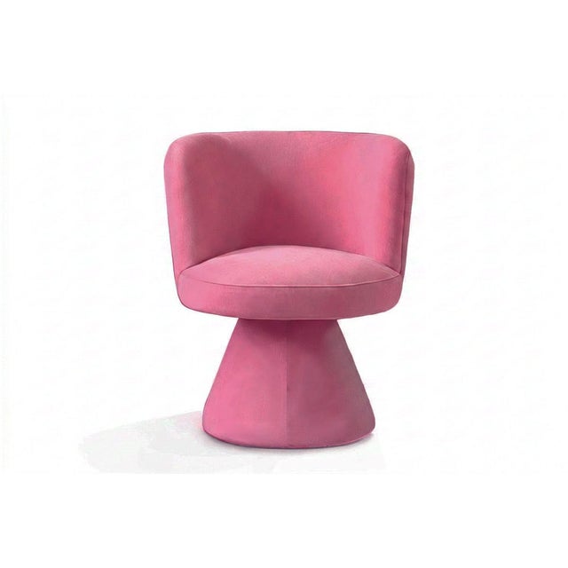 Coraje Dining Chair in Pink Velvet from Moanne For Sale - Image 6 of 6