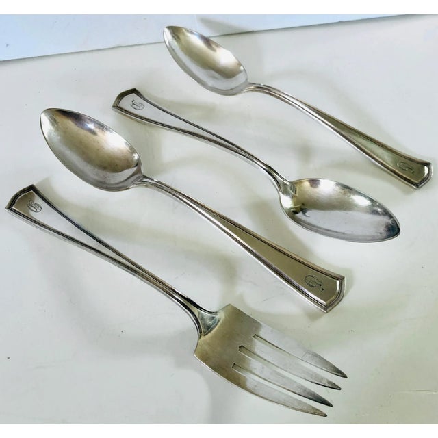 Silver 1950s Alvin Silver Serving Pieces - Set of 4 For Sale - Image 8 of 8