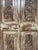Wood Antique Hand-Carved Floral Wood Barn Door | Rustic Farmhouse Statement Single Door 80x26 For Sale - Image 7 of 8