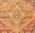 Circa 1900 Persian Sultanabad carpet, hand-knotted with angular motif throughout.