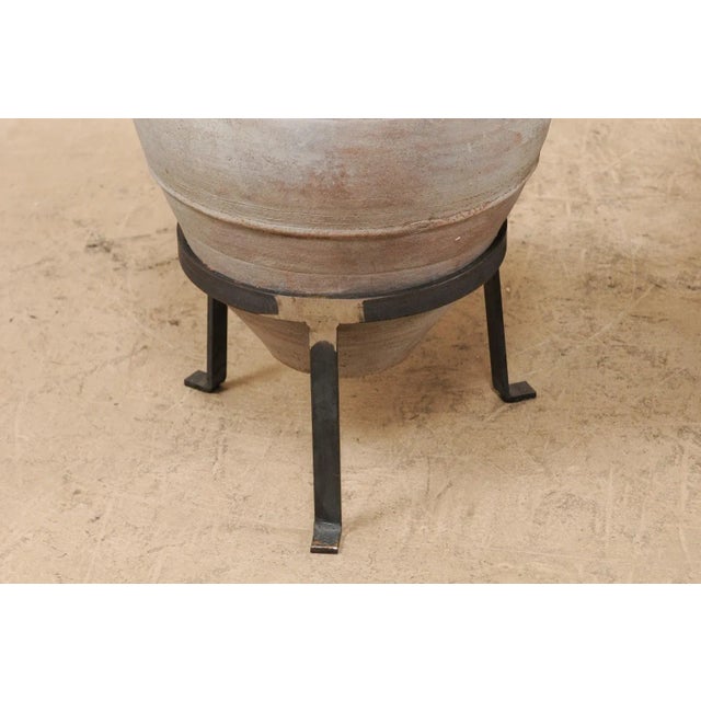 Rustic European Pair of 19th Century Vessels on Stands - A Pair For Sale - Image 3 of 11