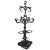 19th Century Black Painted Cast Iron Hall Tree For Sale - Image 9 of 9