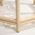 Tan Chinoiserie Side Table with Glass Top, Antique, France, Circa 1970 For Sale - Image 8 of 12