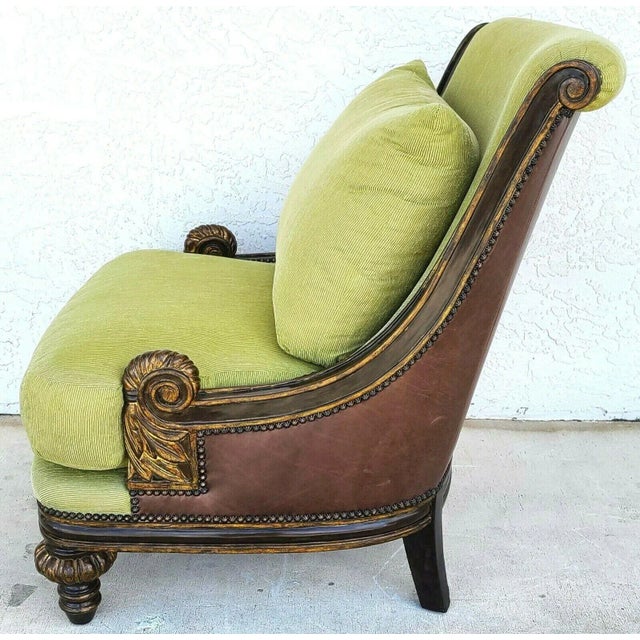 Marge Carson Marge Carson Huntington Manor Statement Lounge Chair For Sale - Image 4 of 11