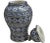 Vintage Moorish Blue-Patterned Ceramic Vase For Sale - Image 4 of 8