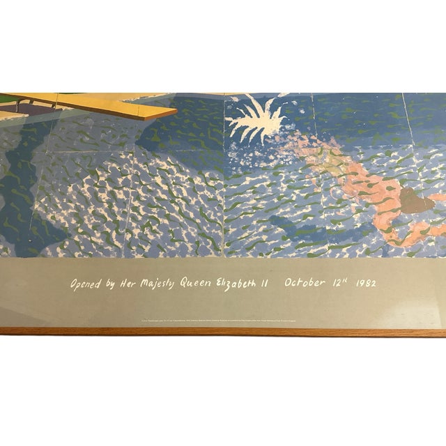 Exciting Hockney A Diver from Paper Pools Lithograph. This is a wonderful exciting lithograph, Original Exhibition Poster...