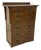 Mission Quarter Sawn Oak 8 Drawer Dresser - Walnut For Sale